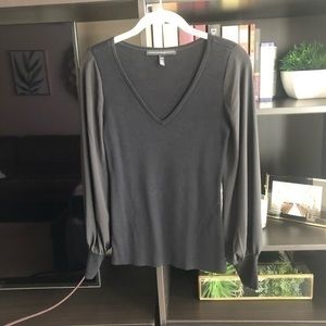 WHBM Black v neck sweater. Excellent condition.